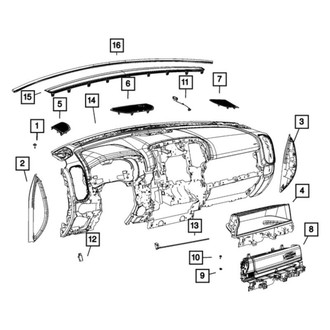 Mopar® - Speaker Grille