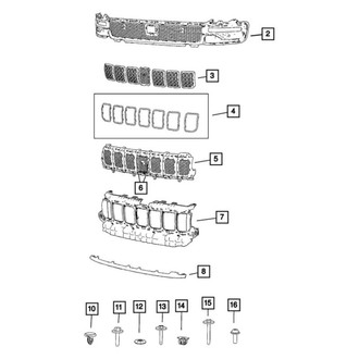 Jeep OE - Front Grille Molding
