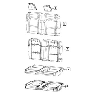 Mopar® - Seat Cushion Cover