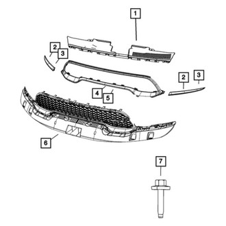 Dodge OE - Front Upper Grille