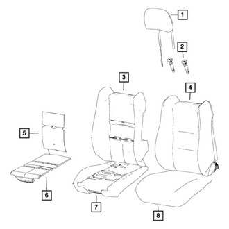 Mopar® - Seat Back Cover