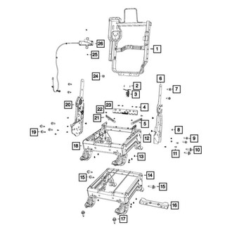 Ram OE - Front Center Folding Seat Latch