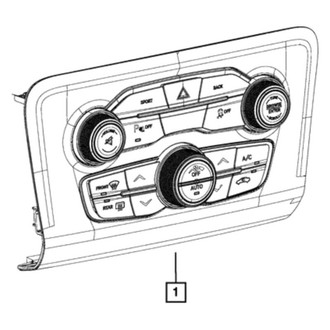 Mopar® - HVAC Temperature Control Panel