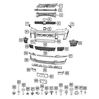 Jeep OE - Front Tow Eye Cap
