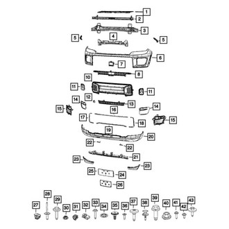 Jeep OE - Front Tow Eye Cap