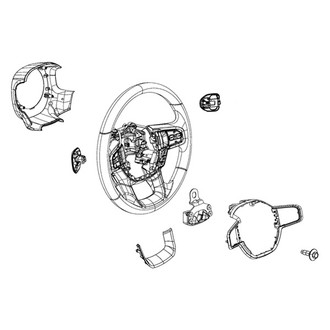 Mopar® - Upper Steering Wheel Bezel