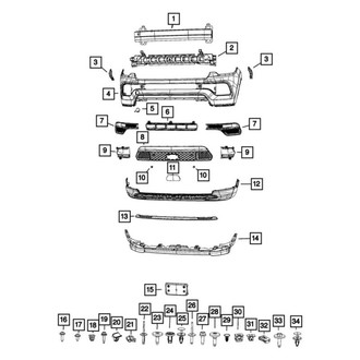 Jeep OE - Tow Eye Cap
