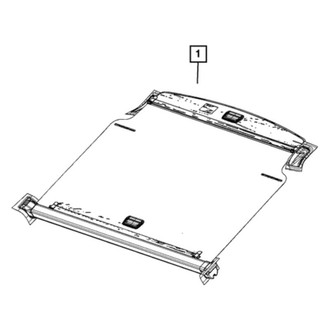 Jeep OE - Rear Cargo Cover