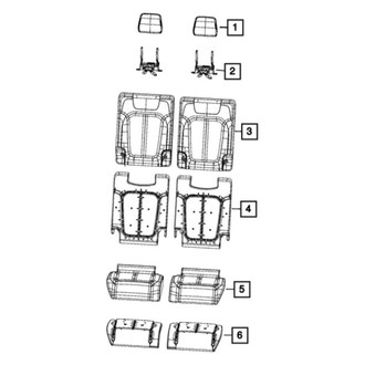 Jeep OE - Rear Headrest