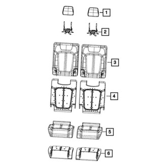 Mopar® - Third Row Headrest