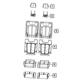 Jeep OE - Rear Headrest