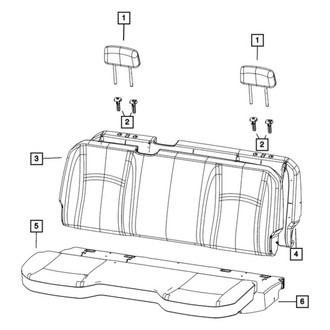 Ram OE - Rear Outer Headrest