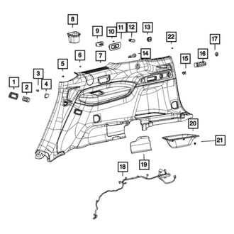 Mopar® - Cargo Area Cover