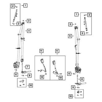 Mopar® - Seat Belt And Retractor