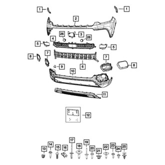 Jeep OE - Front Left Fog Light Trim