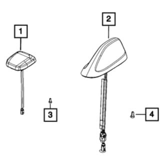 Jeep OE - Radio Antenna Assembly