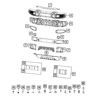 Jeep OE - Front Bumper Cover