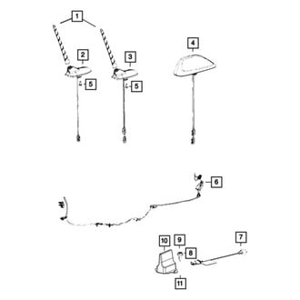 Jeep OE - Radio Antenna Assembly