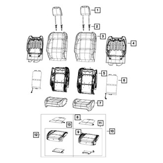 Jeep OE - Front Right Seat Cover