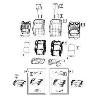 Mopar® - Seat Cushion Cover