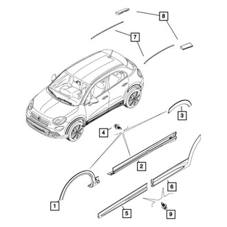 Mopar® - Wheel Arch Molding
