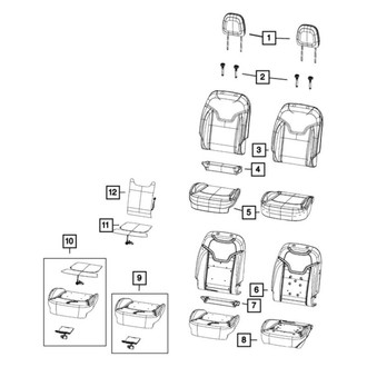 Mopar® - Seat Cushion Cover