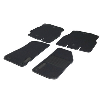 Mopar® - 1st Row Black Carpet Floor Mats