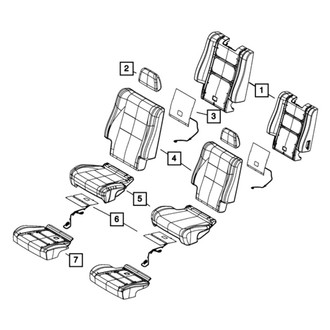Mopar® - Seat Back Cover