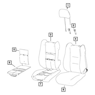 Mopar® - Seat Back Cover