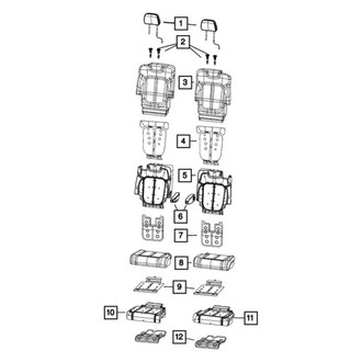 Mopar® - Seat Back Cover