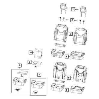 Jeep OE - Front Right Seat Cover