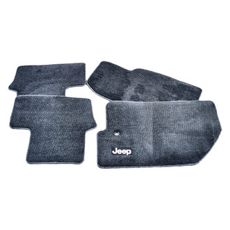 Mopar® - Premium Carpet 1st & 2nd Row Gray Floor Mat Set