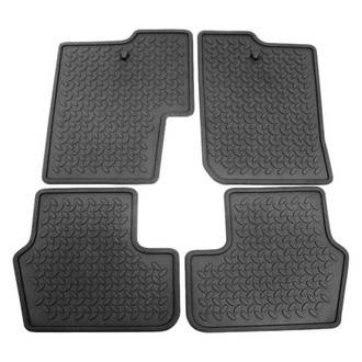 Mopar® - All Weather 1st & 2nd Row Dark Slate Gray Rubber Floor Mat Set