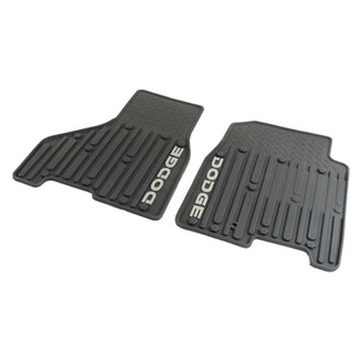 Mopar® - 1st & 2nd Row Black Floor Mat Set