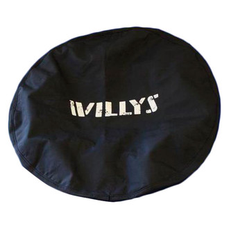 Mopar® - 32" Premium Black Spare Tire Cover with Willys Logo