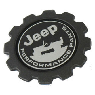 Mopar® - "Jeep Performance Parts" Black/Silver Fender Badge
