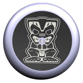 Mopar® - 32" Premium Purple Spare Tire Cover with Tiki Man Logo