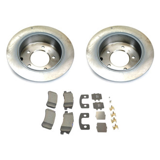 Mopar® - Plain Rear Brake Kit with Semi-Metallic Pads