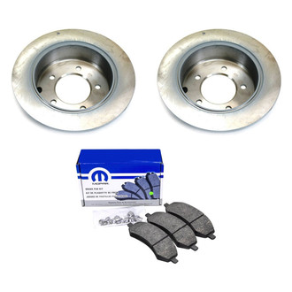 Mopar® - Plain Rear Brake Kit with Semi-Metallic Pads