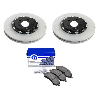 Mopar® - Front Brake Kit with Semi-Metallic Pads