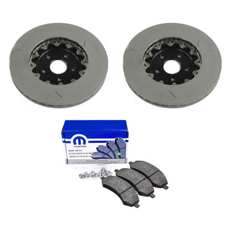 Mopar® - Front Brake Kit with Semi-Metallic Pads