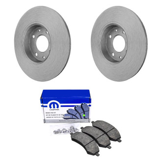 Mopar® - Plain Rear Brake Kit with Semi-Metallic Pads