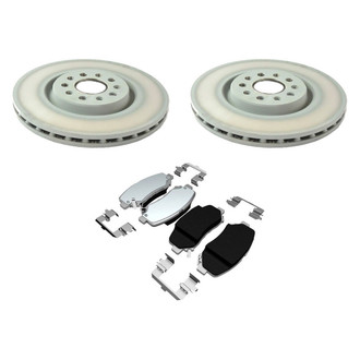 Mopar® - Plain Front Brake Kit with Semi-Metallic Pads