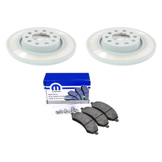 Mopar® - Plain Rear Brake Kit with Semi-Metallic Pads
