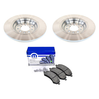 Mopar® - Plain Rear Brake Kit with Semi-Metallic Pads