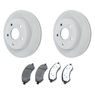 Mopar® - Plain Front Brake Kit with Semi-Metallic Pads