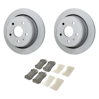 Mopar® - Plain Rear Brake Kit with Semi-Metallic Pads