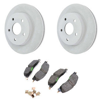 Mopar® - Plain Front Brake Kit with Semi-Metallic Pads