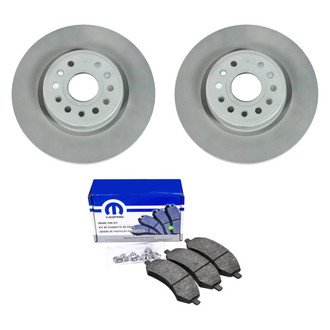 Mopar® - Front Brake Kit with Semi-Metallic Pads