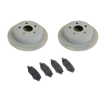 Mopar® - Plain Rear Brake Kit with Semi-Metallic Pads